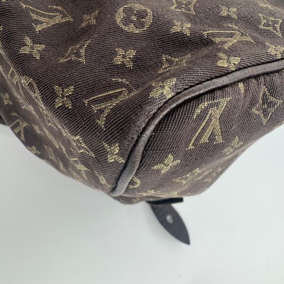 Louis Vuitton Brown Monogram Mini Lin Speedy 30 SP1016 - Picture 8 of 11